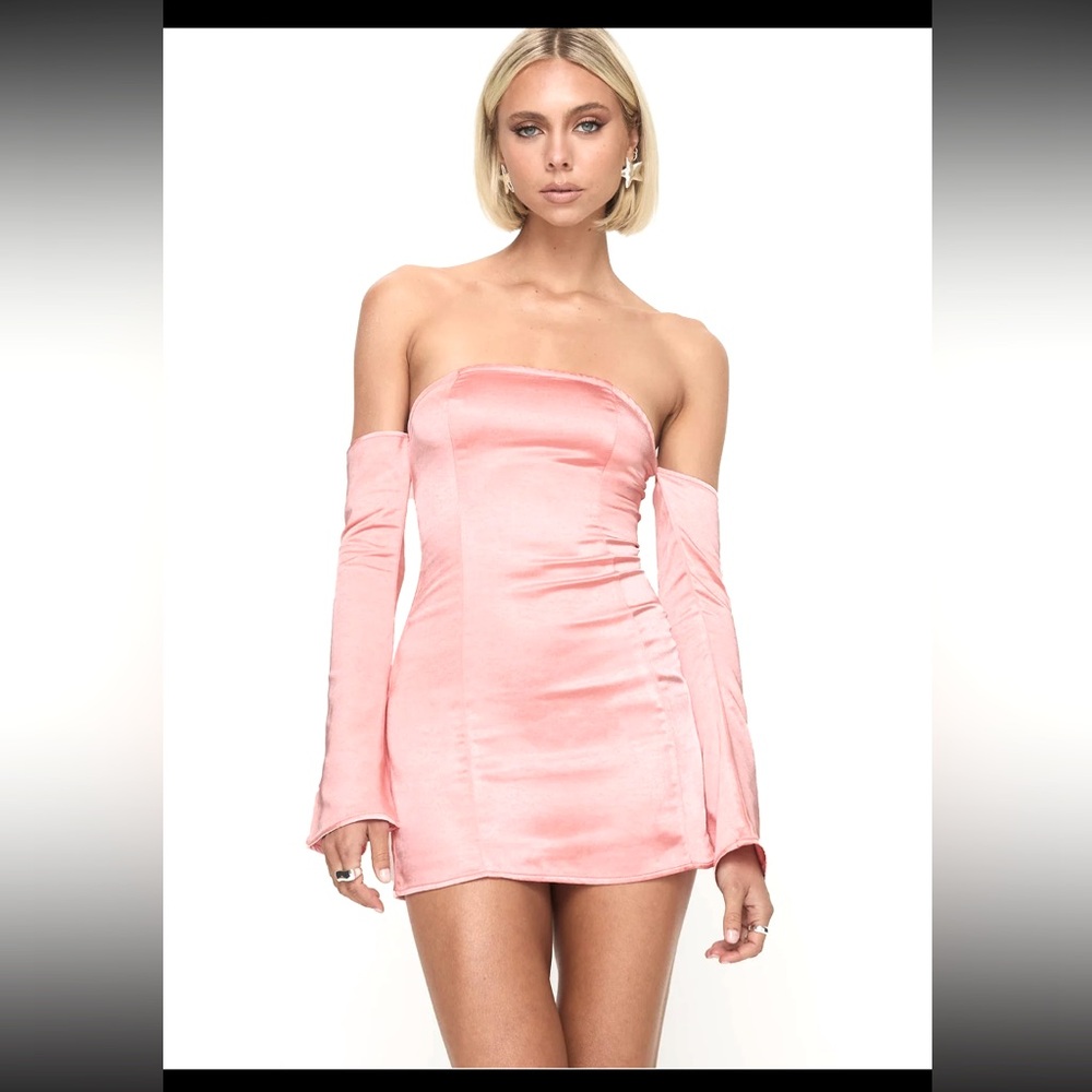 Princess Polly champagne color dress